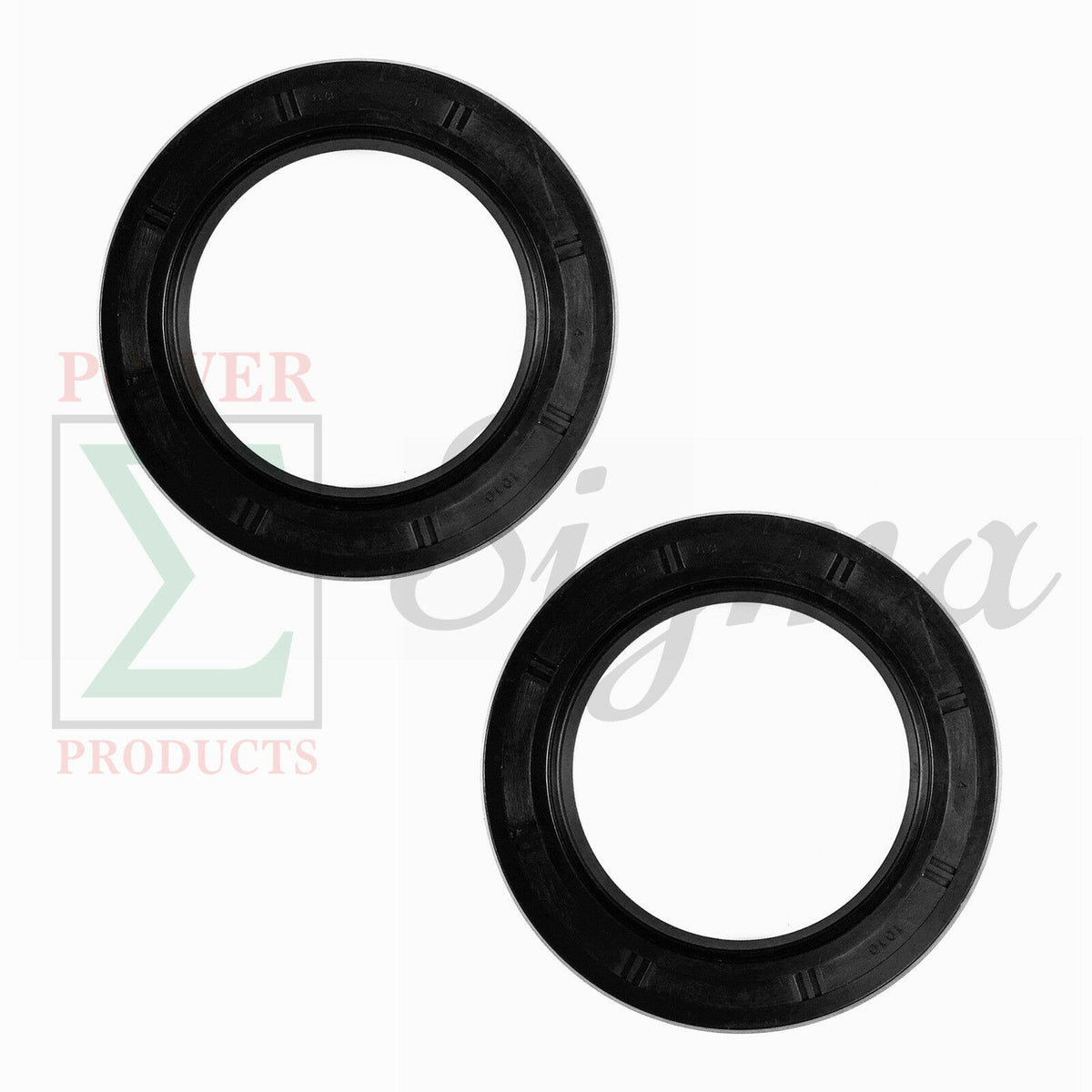 2PCS 55 x 80 x 12 mm Metric Double Lip Oil Seals For Rotary Tiller Side Gear Box image 0