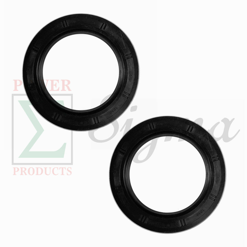 2PCS 55 x 80 x 12 mm Metric Double Lip Oil Seals For Rotary Tiller Side Gear Box image 0