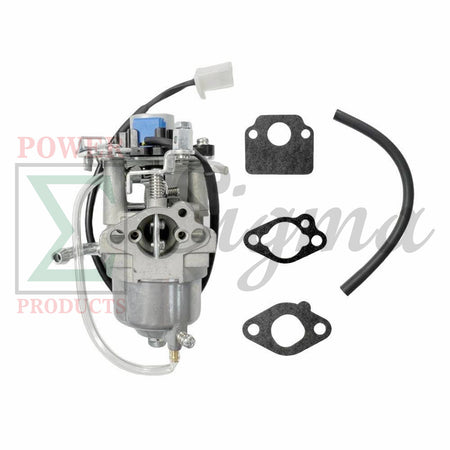 Carburetor Replacement for Pulsar PG2300iS Inverter Generator (2300W Surge / 1800W Rated) for Westinghouse iGen2200, iGen2500 & iGen2800, 4-Pin Stepper Motor, Gaskets & Fuel Line Included image 0