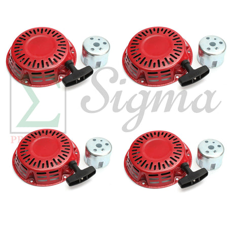 4X Red Pull Starter Recoil Cover Fits Honda GX120 GX160 GX200 5.5/6.5HP W/ Cup image 0