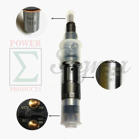Sigma Common Rail Injector 0445120059 For Komatsu 200-8 Hyundai HL770-7A Cummins image 2