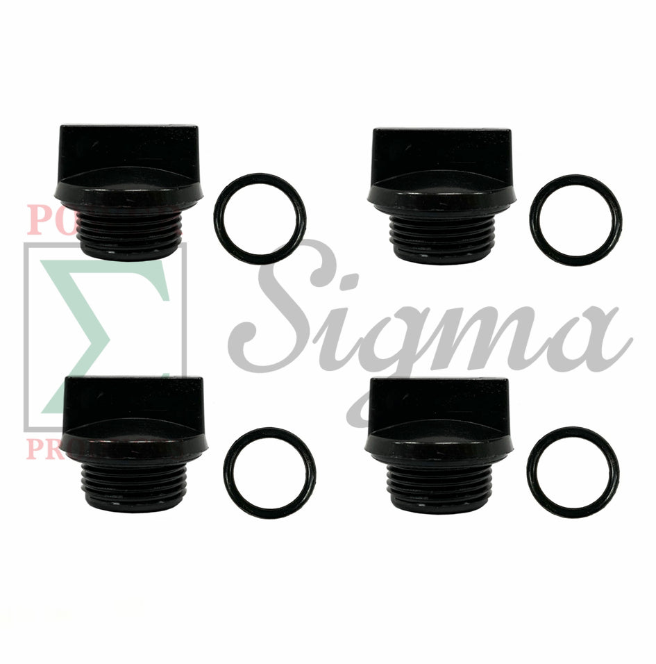4PCS Water Drain Fine Thread Plug and O-Ring Seal For DuroMax XP652WP XP650WP 2 IN. 3 IN. XP904WP 4 IN. For Generac 2-Inch 6822 6919 For Pulsar For Champion 2" 3" Semi-Trash Water Pump image 6