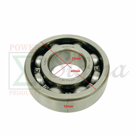 NSK 6203 Self Aligning Ball Bearing Rolling 17 ID X 40 OD X 12 MM image 1
