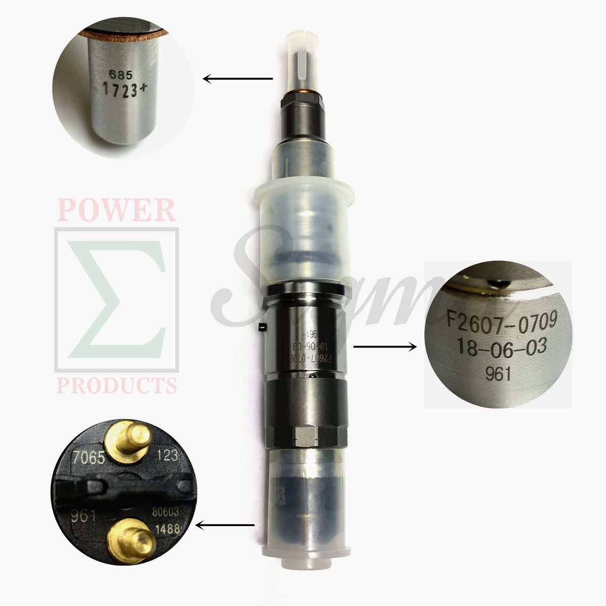 Sigma Common Rail Injector 0445120123 For Bosch Type Dongfeng Cummins OEM4937065 image 7
