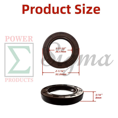 Gaskets for Carburetor Muffler Cylinder Head Crankcase Cover and Oil Seals for PREDATOR Open Frame Inverter Generators 8750W Surge / 7000W Running (SKU# 71340, 59190) image 7