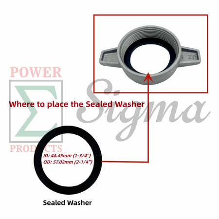 10PCS Pump Gasket O-Ring Mechanical Seal For Red Lion 2" IN. 4RLAG-2H 5RLAG-2L For DuroMax XP652WP 7HP For Generac 2" 6822 6919 For Champion 2-IN Semi-Trash Water Pump 100742 100113 image 5
