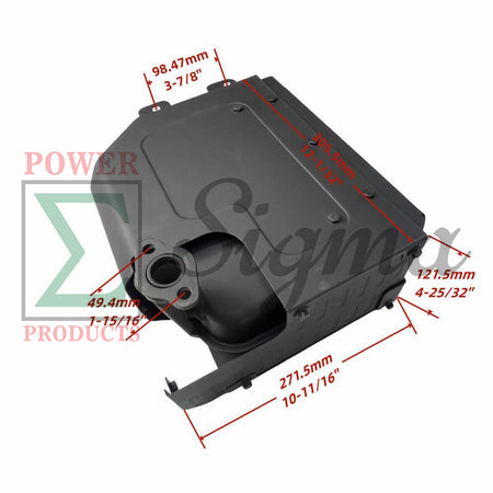Muffler Assembly with Exhaust Pipe, Gasket and Bolts Compatible Replacement for PREDATOR Open Frame Inverter Generators 8750W Surge / 7000W Running (SKU# 71340, 59190) image 1