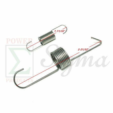Governor Rod Spring Set for Harbor Freight Tail Gator 63025 63024 & Storm CAT 63CC 2HP 800 900W 60338 66619 69381 & ET950 ET650 & Pulsar PG1202S & 2HP 2-Stroke 63CC 64CC Gas image 2
