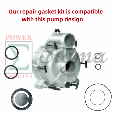 7PCS Pump Gasket O-Ring Repair Kit for PREDATOR 3” in. 212cc 63406 56162 for Champion 3-in. 196cc Semi-Trash Water Pump 66525 for Red Lion 3 IN. 6RLAG-3LTT 208cc for BILT HARD 3”-inch Full Trash Pump image 1