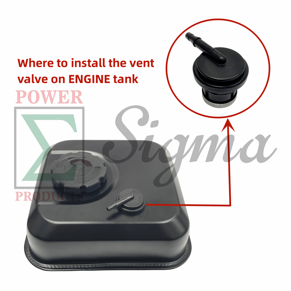 Vent Valve w/ Fuel Line on Engine Tank for Predator 212cc 420cc 6.5HP 13HP Gas Engine for 2”3” IN Water Pump for SIMPSON 3400PSI 4400PSI For WPX2700 WPX3200 Pressure Washer image 2