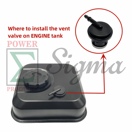 Vent Valve w/ Fuel Line on Engine Tank for Predator 212cc 420cc 6.5HP 13HP Gas Engine for 2”3” IN Water Pump for SIMPSON 3400PSI 4400PSI For WPX2700 WPX3200 Pressure Washer image 2