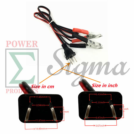 12V DC Battery Charging Cable For Predator 1400W 2000W 3500W Inverter Generator 5000 Watt Dual-Fuel Inverter Generator For Generac GP2500i For Pulsar 1200W 2-Stroke Generator image 2