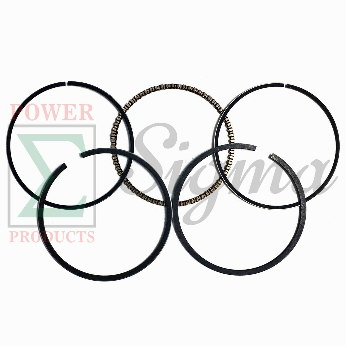 New 68mm Standard Sized 5PCS Piston Ring Set For Honda GX160 5.5 HP Gas Engine image 0