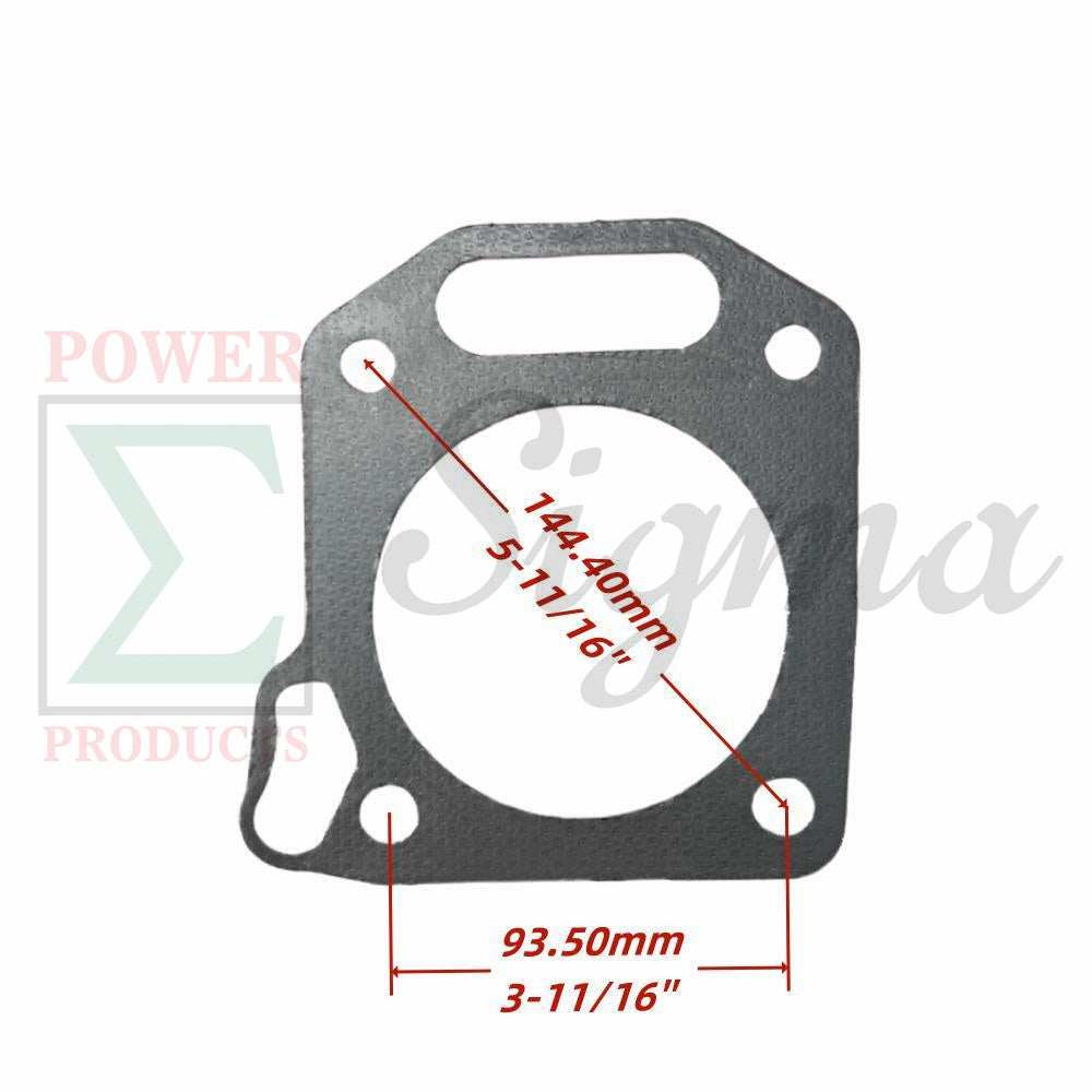 7PCS Engine Gasket Set Replacement for DuroMax XP15000HX / XP15000HXT 15000-Watt 670cc Generator – Includes Cylinder Head, Carburetor, Crankcase Cover, Breather Cover & Exhaust Muffler Gaskets image 3
