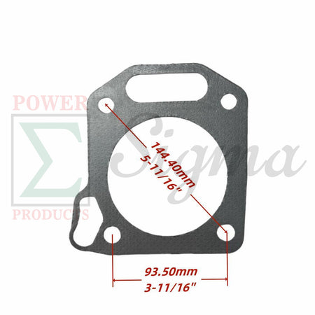 7PCS Engine Gasket Set Replacement for DuroMax XP15000HX / XP15000HXT 15000-Watt 670cc Generator – Includes Cylinder Head, Carburetor, Crankcase Cover, Breather Cover & Exhaust Muffler Gaskets image 3
