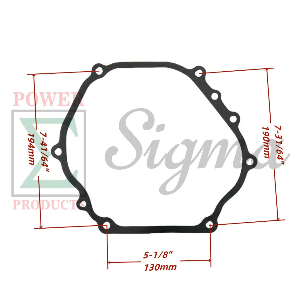 Gaskets for Carburetor Muffler Cylinder Head Crankcase Cover and Oil Seals for PREDATOR Open Frame Inverter Generators 8750W Surge / 7000W Running (SKU# 71340, 59190) image 2