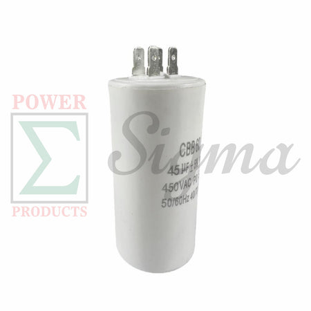 Generator Capacitor 450V.AC 45uF 50/60Hz CBB60 SH 40/70/21 Cylinder image 2