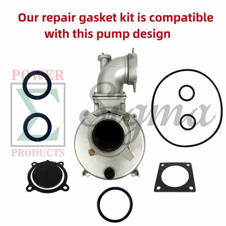 Pump Repair Gasket O-Ring Kit For DuroMax XP904WP 9HP 427GPM 4 In. Gas Water Pump For Kipor Kama 4" In. 4-Inch 100MM 10HP 186F Diesel Water Pump KDP40 KDP40T image 1