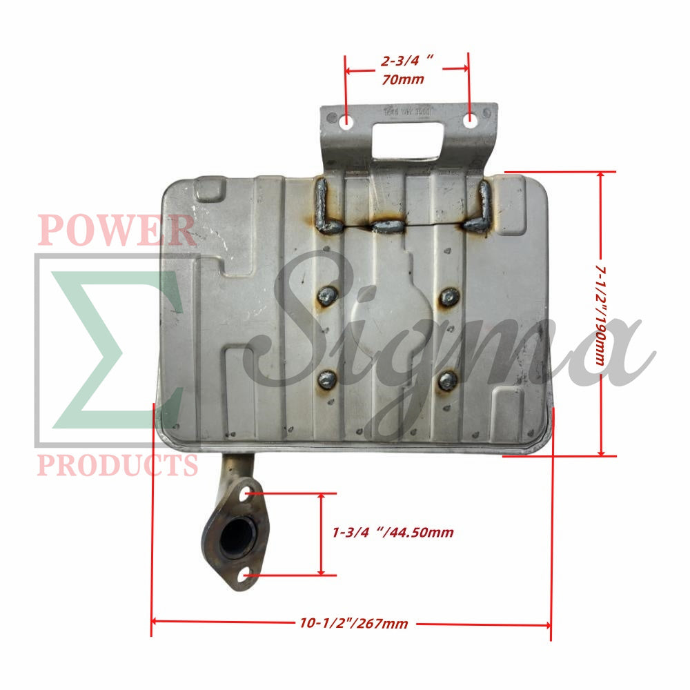 Muffler and Gaskets for Predator 3500-Watt SUPER QUIET Inverter Generator image 1