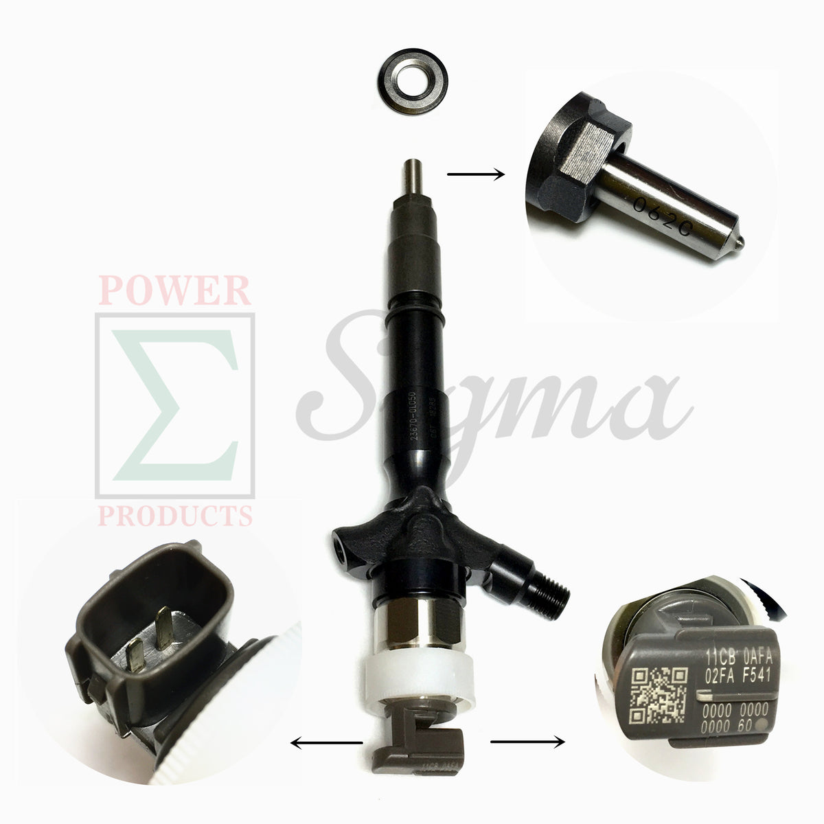 Sigma Denso Style Injector 095000-8290/8220/8560 23670-0L050 For Hiace HILUX 1KD image 5