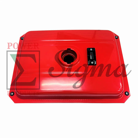 New 4 Gallon Red Fuel Tank Fits Most Open Frame 5-7KW Diesel Generator image 1