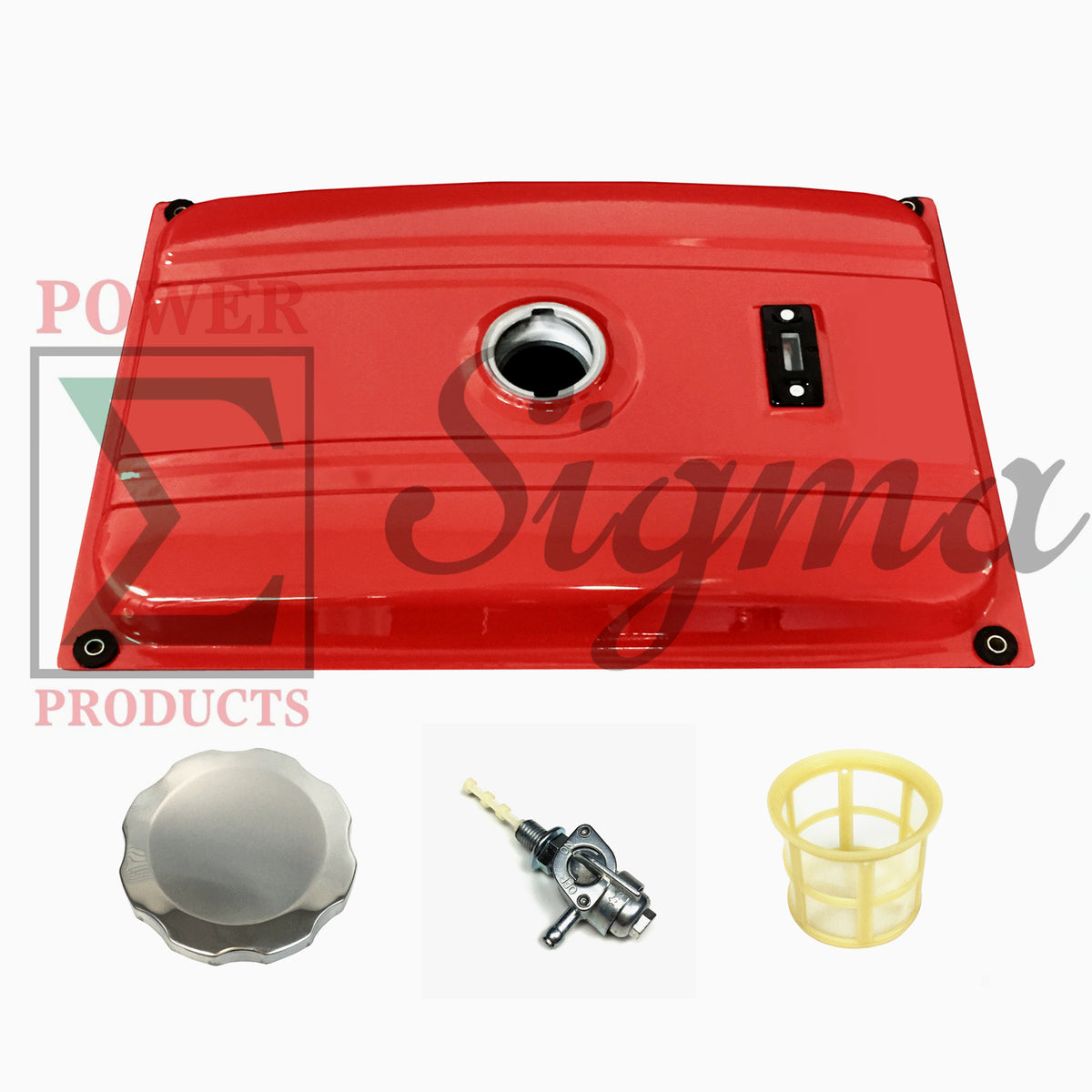 NO VENT Fuel Tank for WEN 4000W 6.5HP for All Power APG3012 APG3001 APG3009C APG3302 for King Craft 3250 Watt for Champion 196cc 208cc 212cc 224cc 4375W 4450W Non-Inverter Open Frame Gas Generators image 0