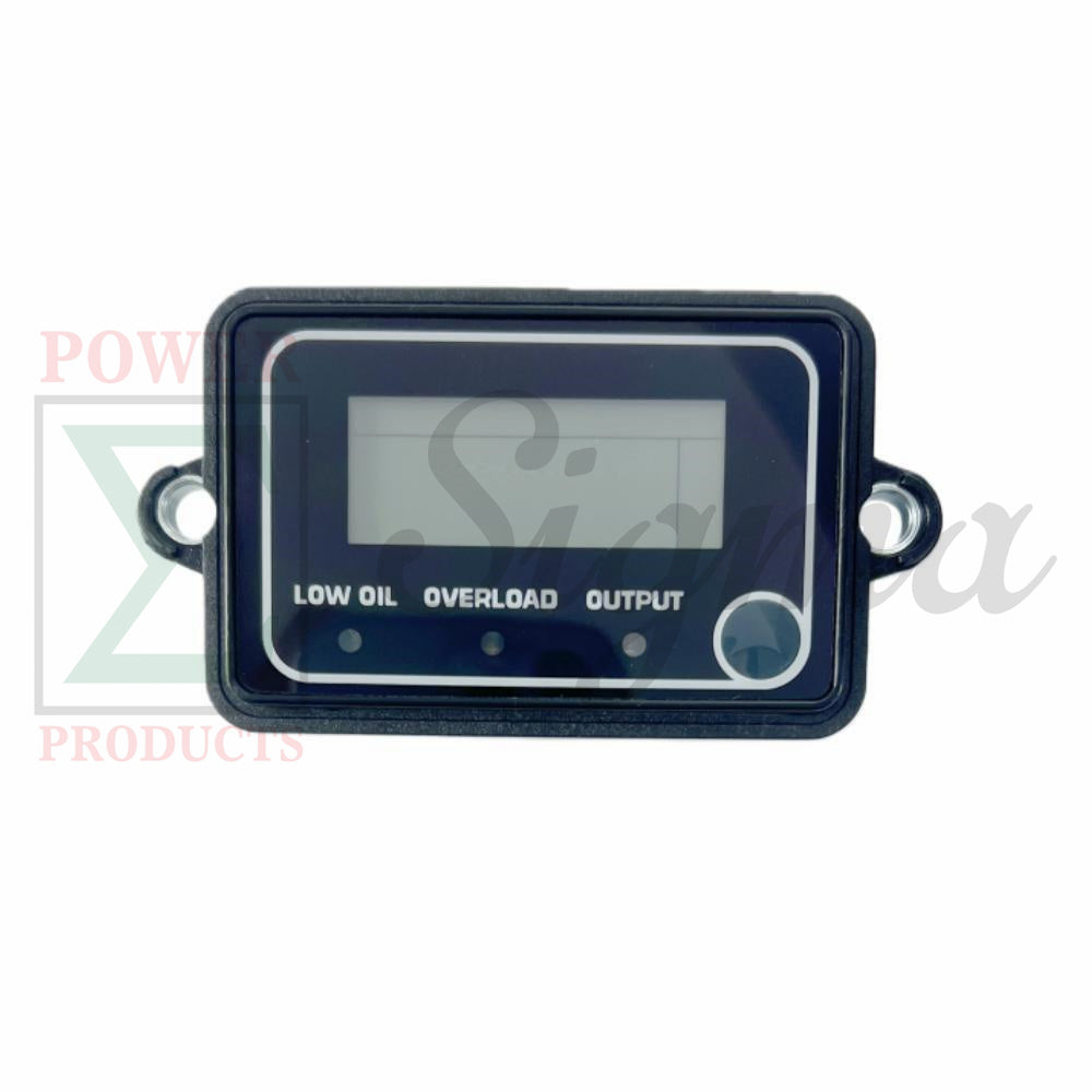 Digital Indicator Meter for Low Oil Alert, Overload & Output – Compatible with Harbor Freight Predator 3500 Inverter Generator image 0