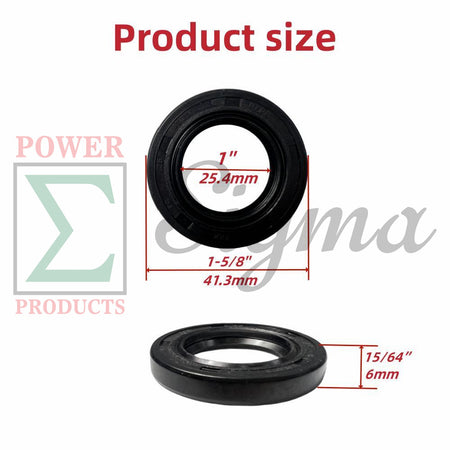 Gaskets for Carburetor Muffler Cylinder Head Crankcase Cover and Oil Seals for Predator Inverter Generators 4550-Watt Surge 3650W Running (SKU# 59192, 59189, 59303) image 2
