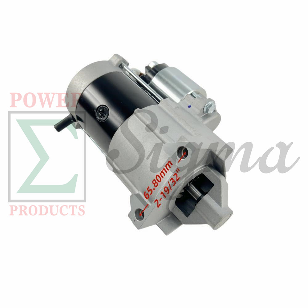10-Tooth Engine Starter Motor with Solenoid Replacement for DuroMax XP15000HX / XP15000HXT 15000-Watt 670cc Portable Generator image 4