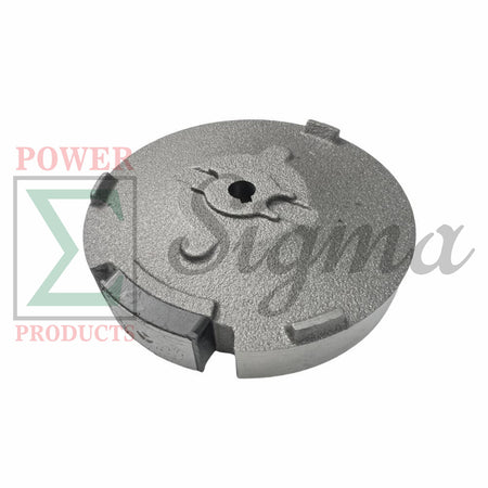 Flywheel for Powermate 9" 3.5 FT-LBS Gas Edger for Predator 79cc 99cc Engine for Coleman Powersports 98cc 100cc 3HP CC100X Go Kart Mini Bike Scooter for Champion 1500W 1800W Non-Inverter Generator image 5