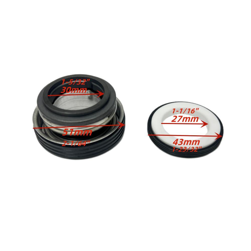 New Porcelain Mechanical Water Pump Seals For Honda WT40XK3A 4" Inch For Duromax XP904WP 9HP 427GPM 4" Gas Pump For Kipor Kama 4" In. 10HP 186F Diesel Water Pump KDP40 KDP40T image 3