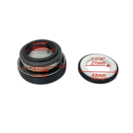 New Porcelain Mechanical Water Pump Seals For Honda WT40XK3A 4" Inch For Duromax XP904WP 9HP 427GPM 4" Gas Pump For Kipor Kama 4" In. 10HP 186F Diesel Water Pump KDP40 KDP40T image 3