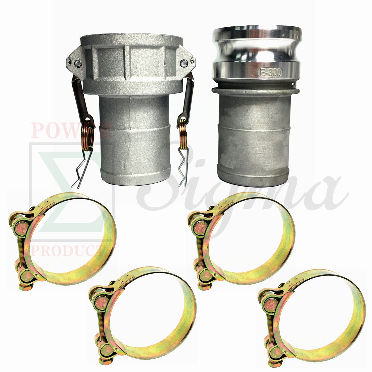 Sigma 3" IN X 100' Feet Agricultural PVC Lay Flat Discharge Pump Hose & Camlock image 1
