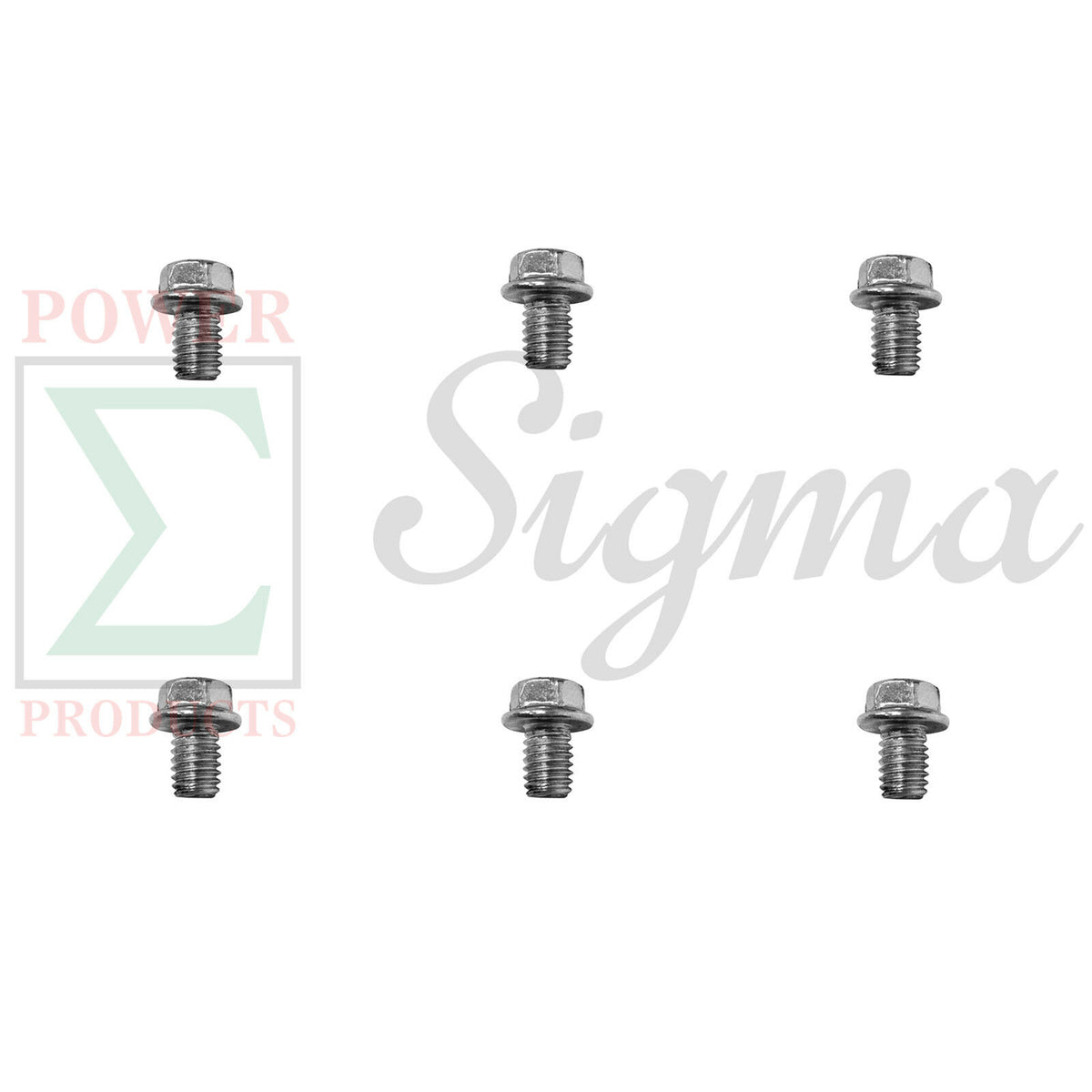 6PCS Recoil Starter Flange Bolts For Honda GX120 GX160 GX200 GX240 GX270 GX270 GX340 GX390 GX610 5.5HP 6.5HP 8HP 9HP 11HP 13HP Replaces 90008-ZE2-003 image 0