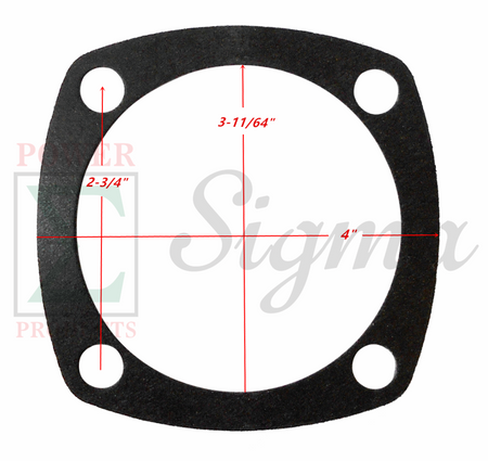 Top Gearbox & 3 PCS Gaskets For Sigma 3 Point Hitch 4' 5' 6' 7' Rotary Tiller image 3