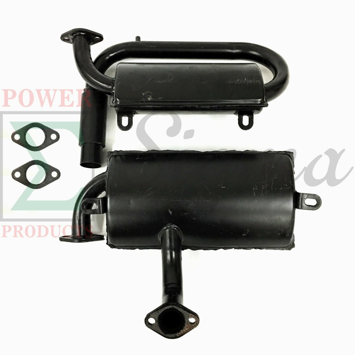 Lower & Upper Muffler For Kipor Kama KDE6500T KDE6500TA3 Diesel Engine Generator image 0