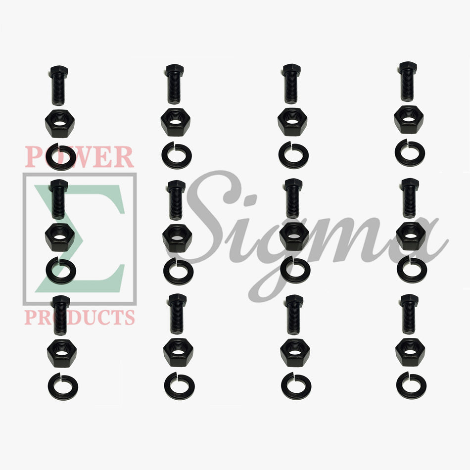 Tine Bolt 12 Sets Replace 505012 King Kutter Rotary Tiller TG-48 TG-60 TG-72 For Rural King Sigma Country Way 48” 60” 72” 84” 4FT 5FT 6FT 7FT For For Agri Supply ASC Rotary Tiller 77709 77710 77711 image 0