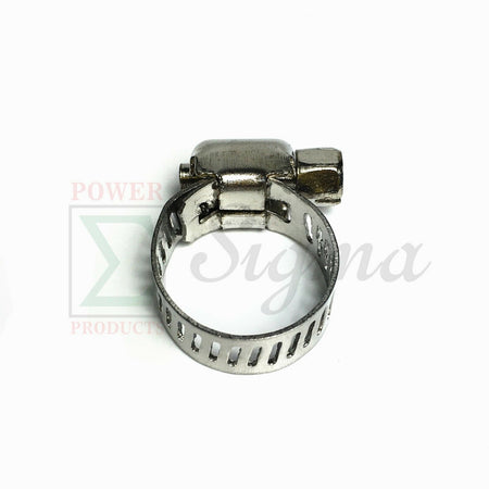 50PCS 1/2"-3/4" Adjustable Stainless Steel Drive Hose Clamps Fuel Line Worm Clip image 5