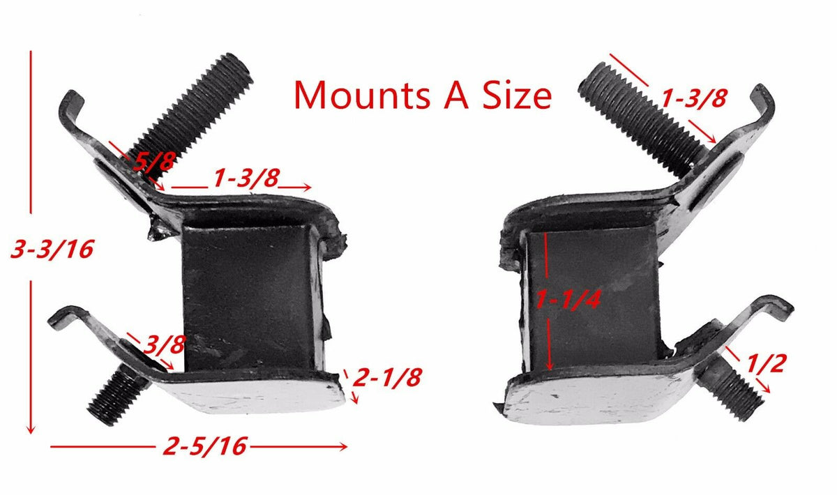 4 Same Large Thick Anti Vibration Rubber Mounts Replaces 11HP 13HP 389CC 420CC Gas Generator Replaces Harbor Freight Predator 7000/8750W 7250/9000 Watts Generator image 1