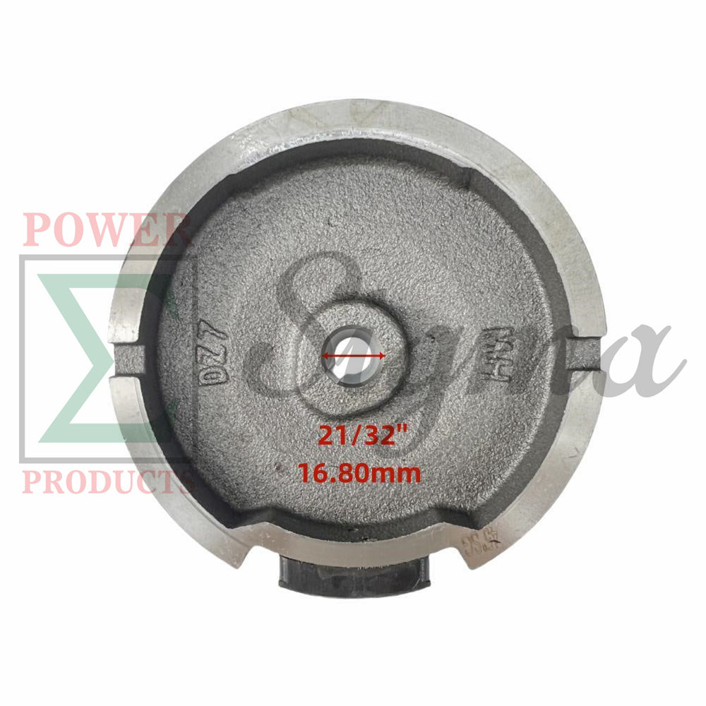 Flywheel for Powermate 9" 3.5 FT-LBS Gas Edger for Predator 79cc 99cc Engine for Coleman Powersports 98cc 100cc 3HP CC100X Go Kart Mini Bike Scooter for Champion 1500W 1800W Non-Inverter Generator image 2