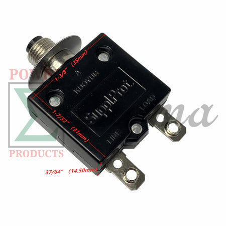 NEW 25A Amp Push Button Thermal Circuit Breaker 32VDC 125-250VAC 25A 50-60Hz For Generator image 5
