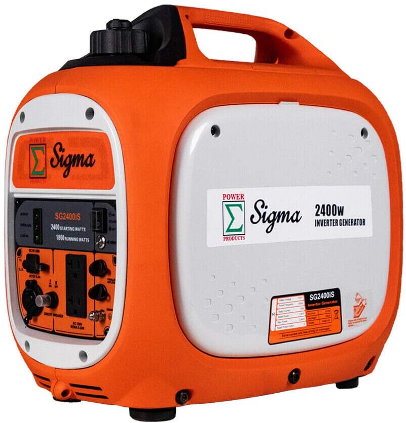 Sigma 2400 Watts Surge Power Super Silent Inverter Generator Paralleled Ready RV image 0