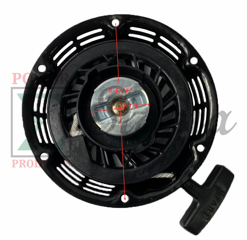 Recoil Pull Starter for Harbor Predator 69675 69676 69728 69729 Gas Generator For 212cc 6.5HP 7HP OHV Engine Go Kart Bike Lawnmower Pressure Washer Compact Chipper Shredder Log Splitter image 1