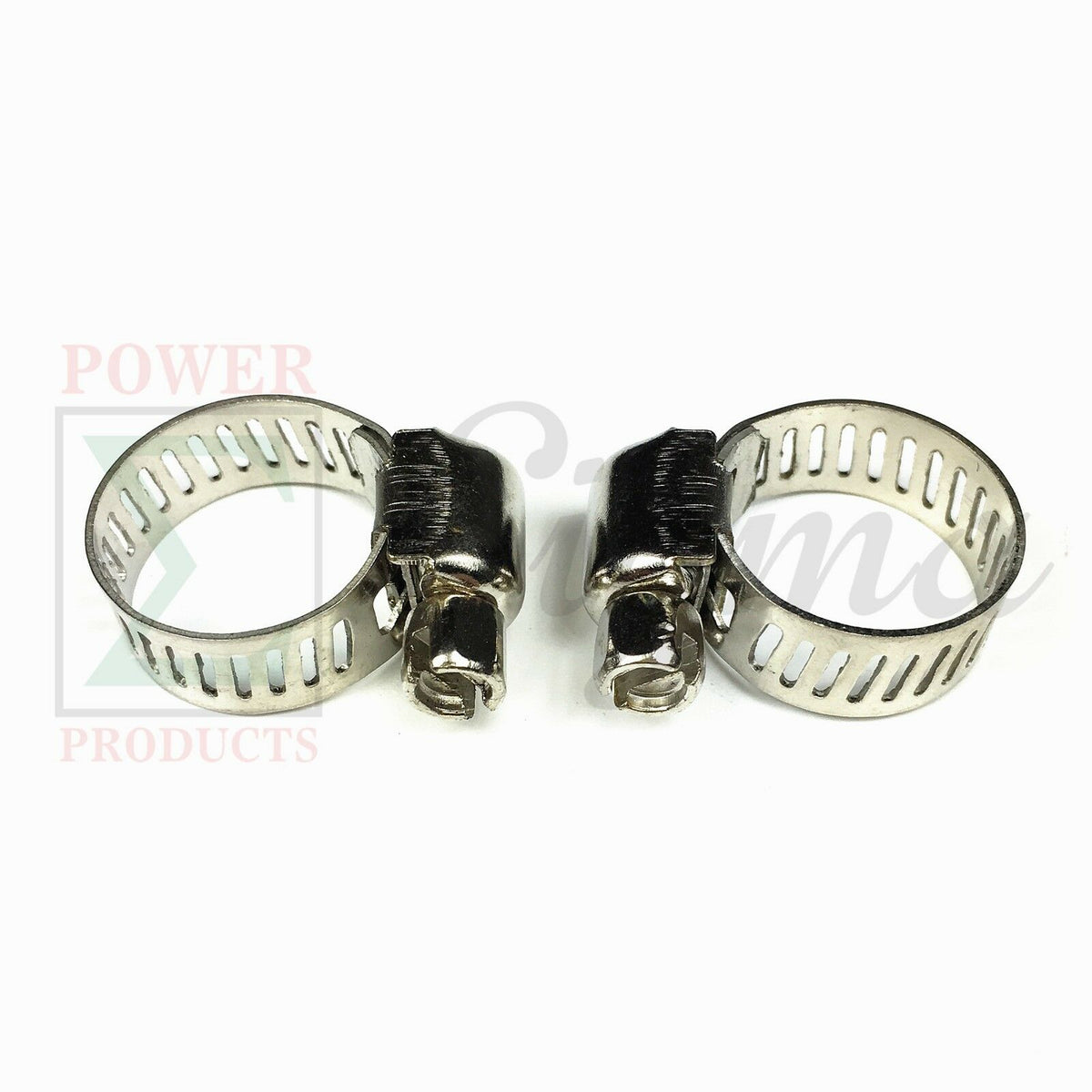 50PCS 1/2"-3/4" Adjustable Stainless Steel Drive Hose Clamps Fuel Line Worm Clip image 3