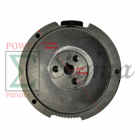 Flywheel with Gear and Magneto for Electric Start Upgrade - Compatible with Predator 301cc 8HP Recoil Start Engine & 6500-Watt 301cc 8HP Gas Generator image 3