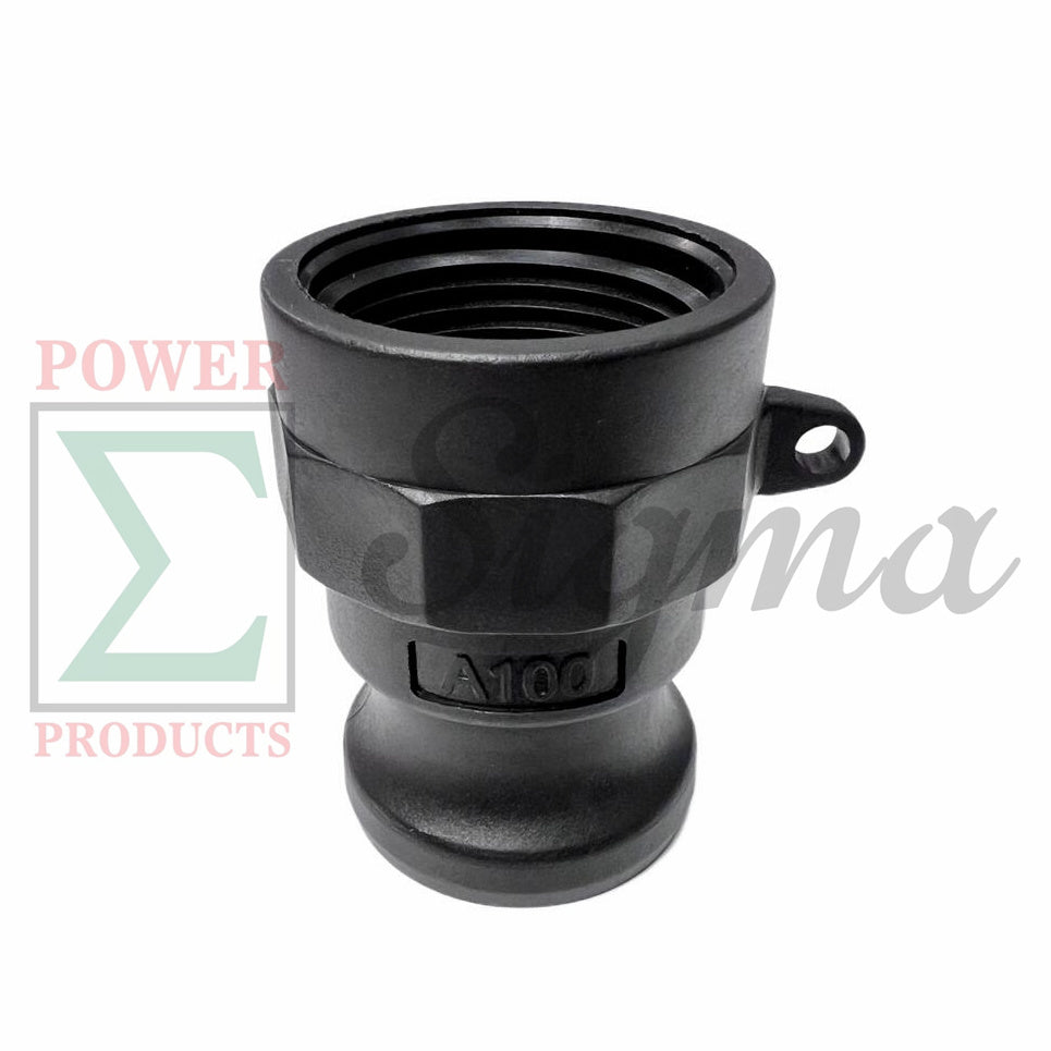 Sigma Polypropylene Type A Cam and Groove Couplings / 1-Inch Quick Connect & Disconnect Fittings/ Hose Camlock Fittings--1" Male Camlock Adapter x 1" Female NPT Thread image 3
