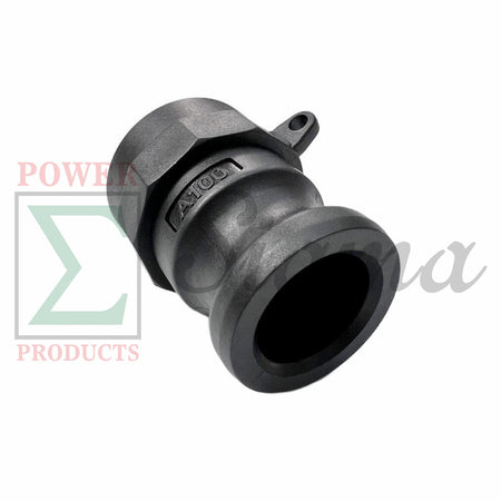 Sigma Polypropylene Type A Cam and Groove Couplings / 1-Inch Quick Connect & Disconnect Fittings/ Hose Camlock Fittings--1" Male Camlock Adapter x 1" Female NPT Thread image 1