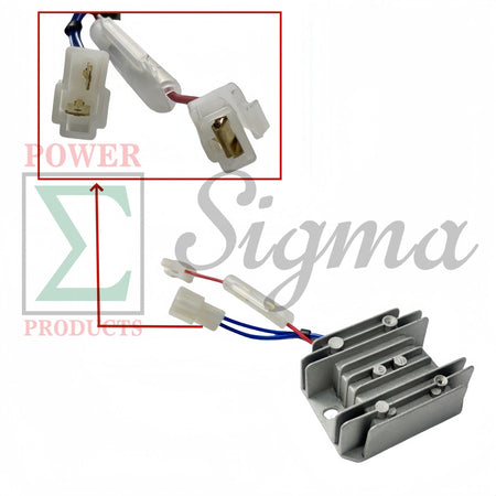 Power Products Electric Starter Flywheel Gear Dynamo Rectifier for 186F 186FE 406CC 186FA 186FAE 418CC Diesel Engines Compatible with Yanmar L100 10HP 186F Engine image 6