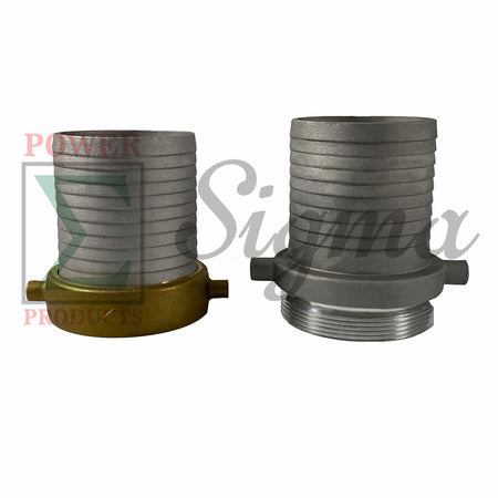 Sigma Camlock Fitting 4" Aluminum Thread Female Male Hose Barb Coupler Clamp image 5