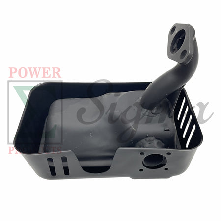 Engine Muffler for Predator 1" Gas Water Pump & 79cc 99cc 3HP Gas Engine, Fits Earthquake Lawn Edger 79cc 4-Cycle Viper Engine, Fits Coleman Powersports 98cc Go Kart & Mini Bike image 0